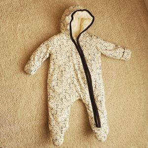 Burt's Bees warm baby coverall 0-3 months